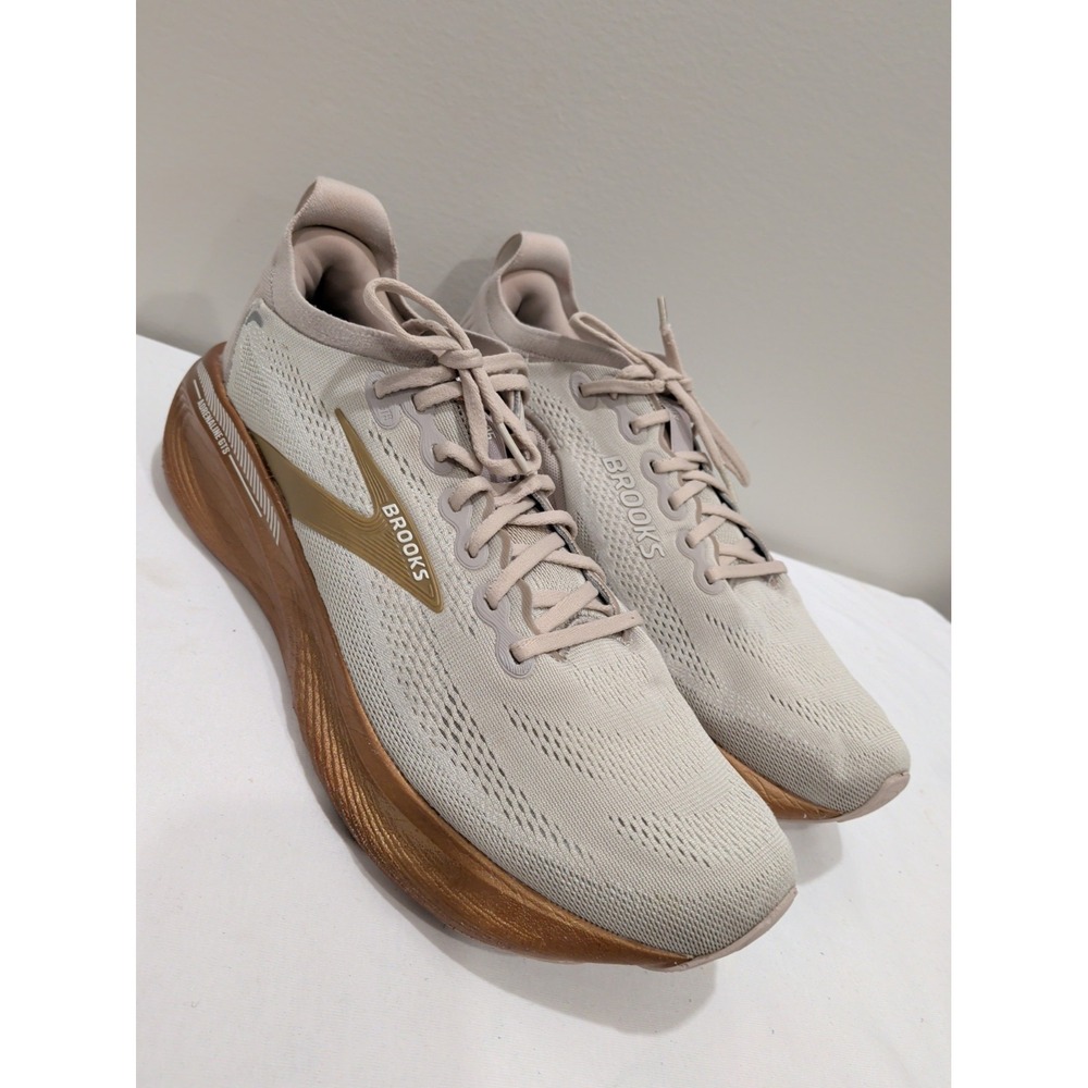 Brooks Adrenaline GTS 25 Women's Running Shoes Grey Gold 1204431B099 Sz 13